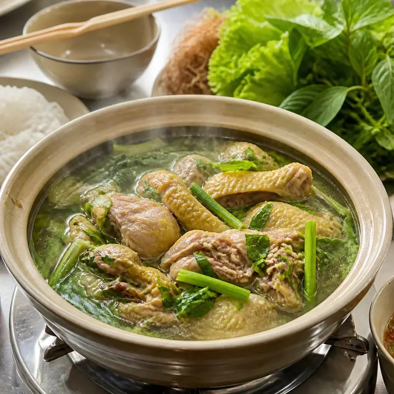 Lẩu Gà Lá É Phú Yên Hạt Thóc