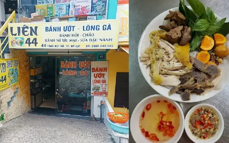Liên bánh ướt lòng gà 44 Tăng Bạt Hổ