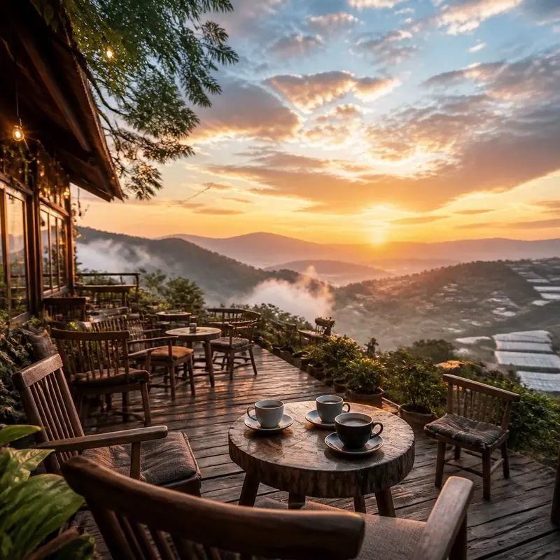 Lululola Coffee Đà Lạt: không gian ngắm hoàng hôn và nhạc sống