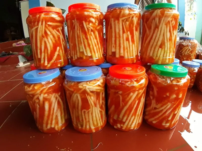 Măng ớt Trạm Tấu
