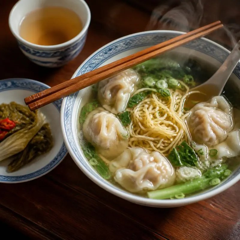 Mì hoành thánh Tàu Cao