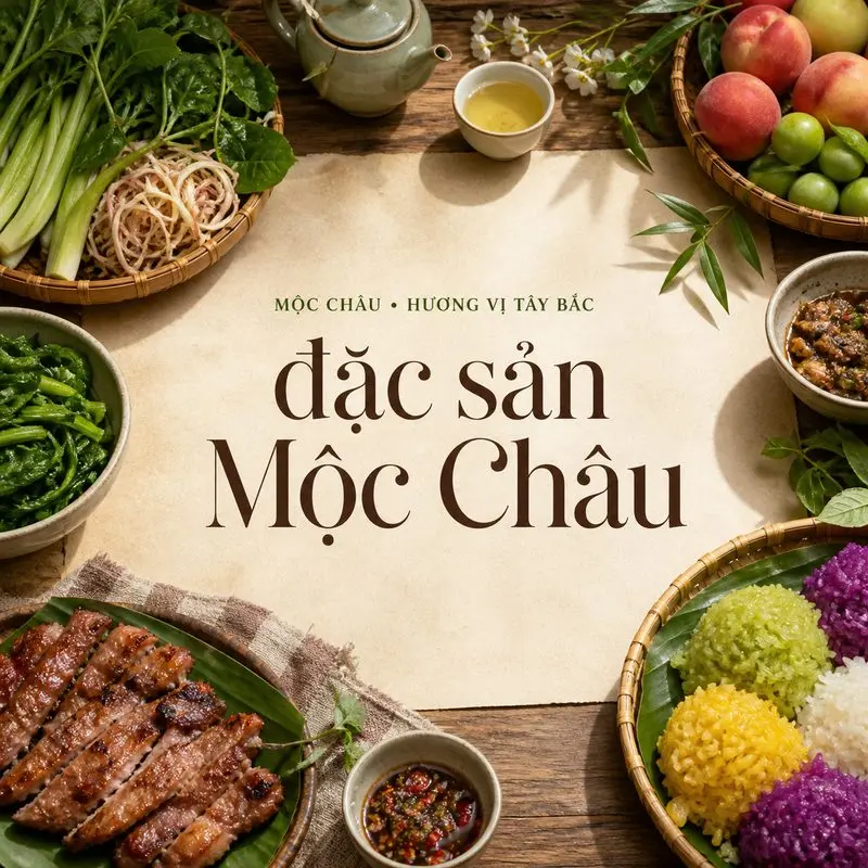 Khám phá 18 món ngon, thức uống và quán đặc sản Mộc Châu