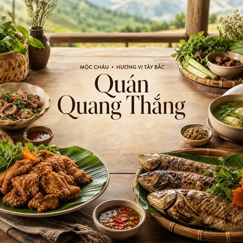 Gợi ý dừng chân ăn món Tây Bắc tại Quán Quang Thắng