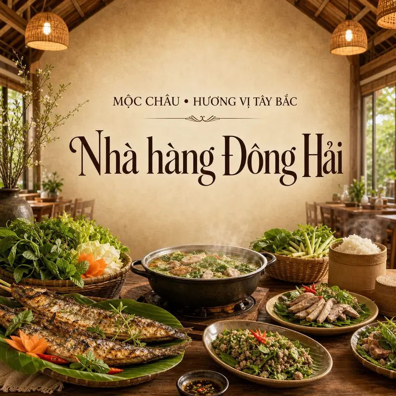Khám phá Nhà hàng Đông Hải và hương vị Tây Bắc ở Mộc Châu