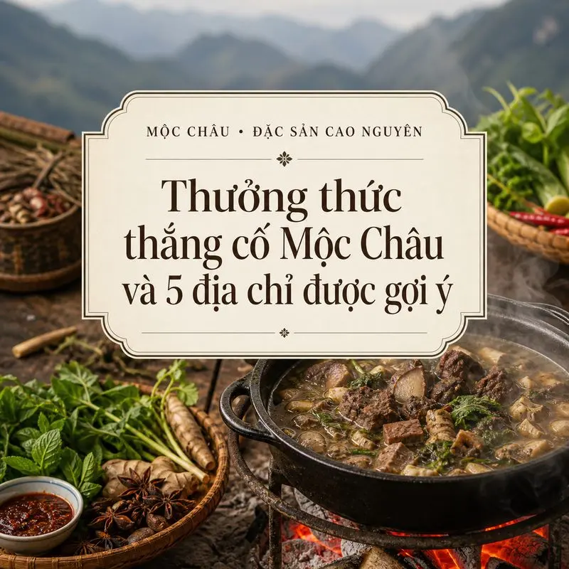 Thưởng thức thắng cố Mộc Châu và 5 địa chỉ được gợi ý