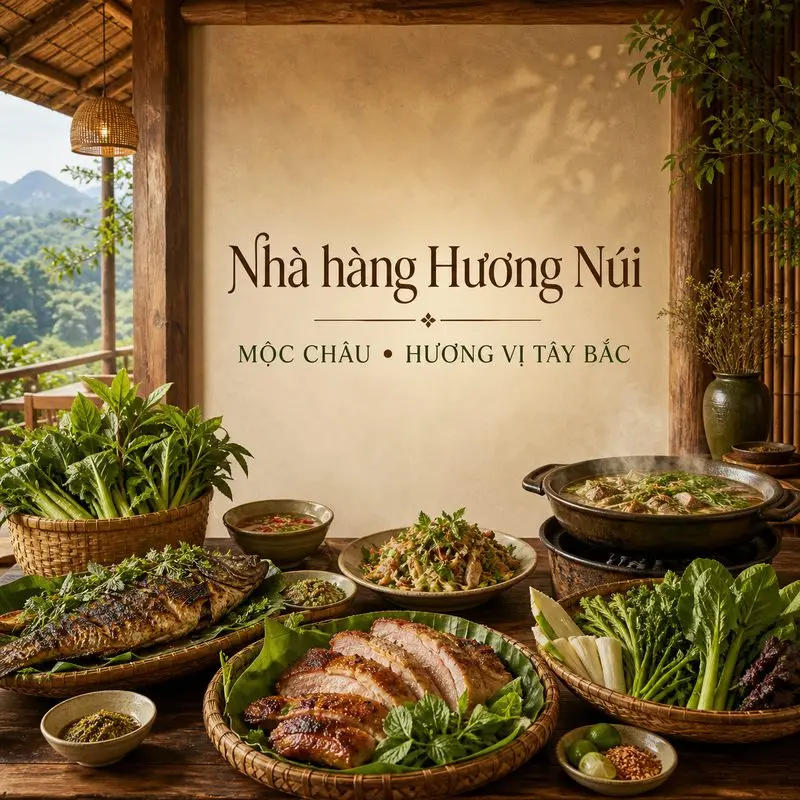 Khám phá Nhà hàng Hương Núi giữa cao nguyên Mộc Châu