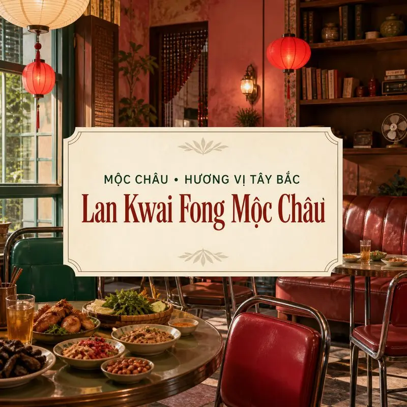 Khám phá sắc màu Hongkong hoài cổ giữa lòng Mộc Châu