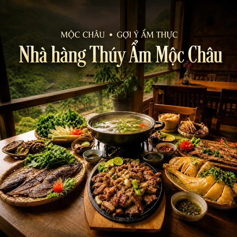 Thúy Ẩm Mộc Châu và trải nghiệm ẩm thực Tây Bắc