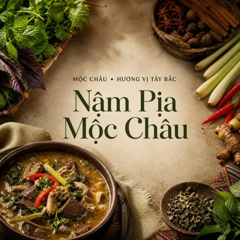 Khám phá Nậm Pịa, vị lạ trong ẩm thực Mộc Châu