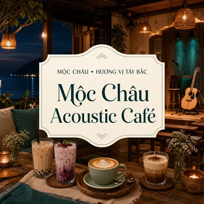 Mộc Châu Acoustic Café, điểm hẹn đồ uống và nhạc sống