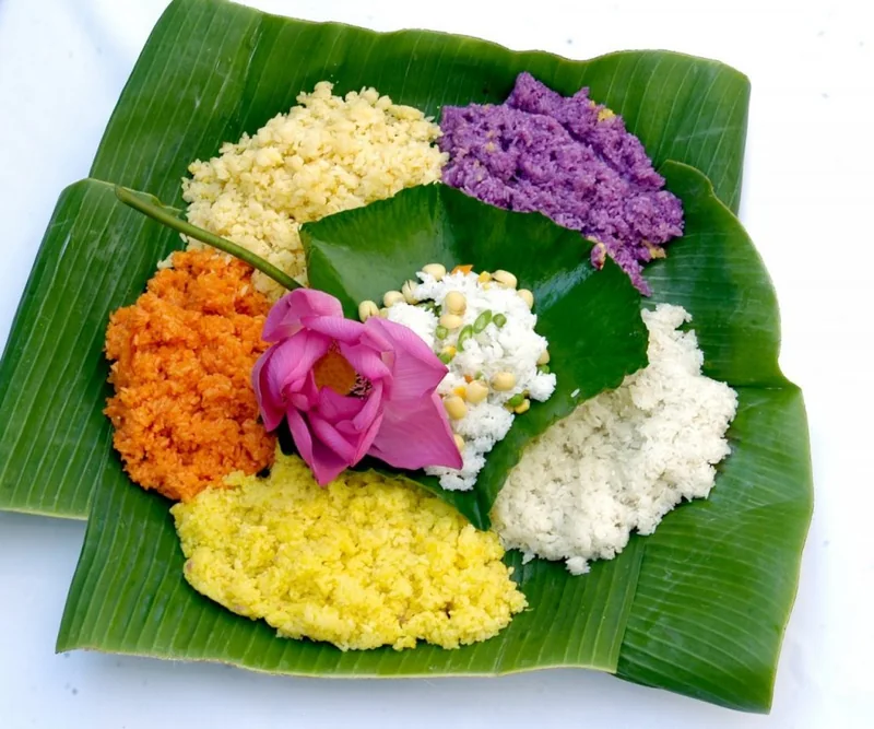 Xôi ngũ sắc Mộc Châu