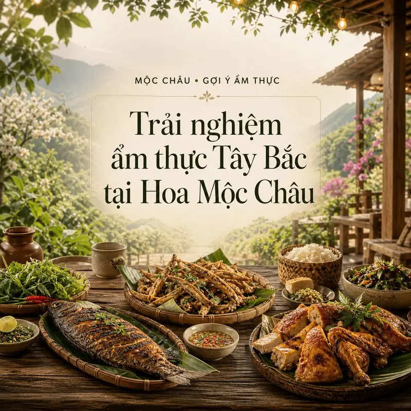 Trải nghiệm ẩm thực Tây Bắc tại Hoa Mộc Châu