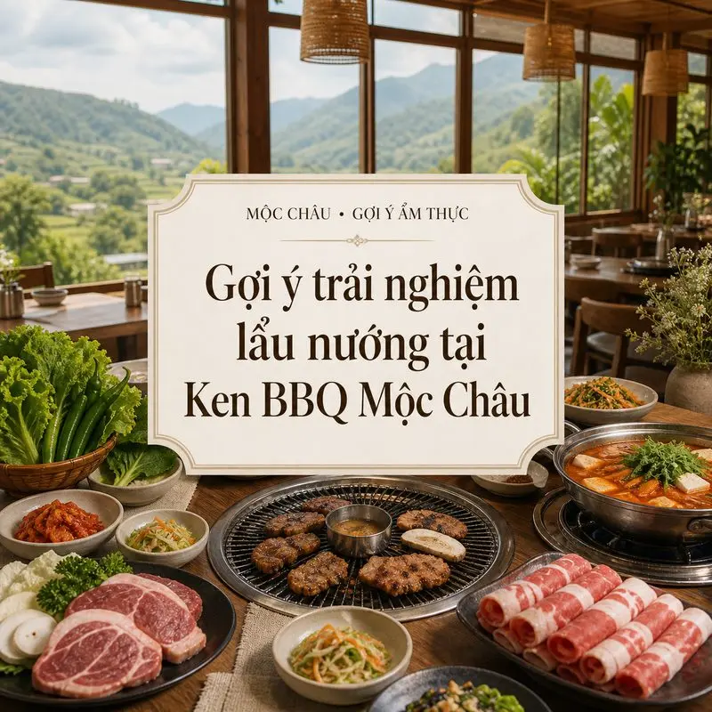 Gợi ý trải nghiệm lẩu nướng tại Ken BBQ Mộc Châu