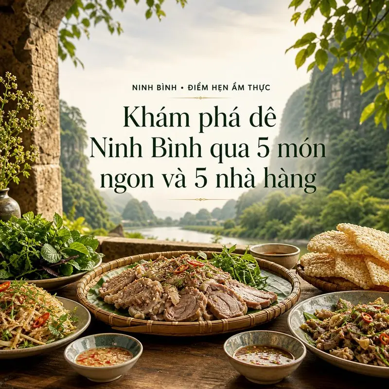 Khám phá dê Ninh Bình qua 5 món ngon và 5 nhà hàng
