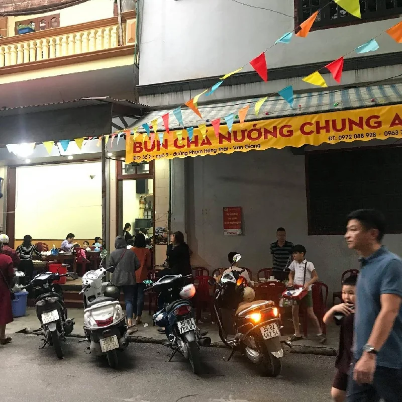 Bún chả Chung An