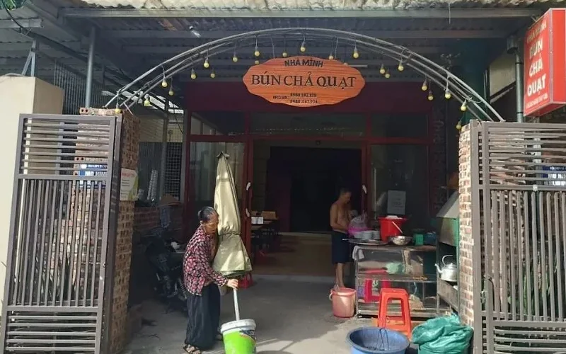 Bún chả quạt Nhà Mình