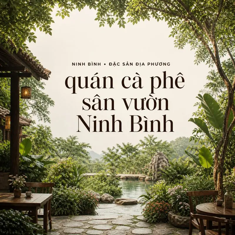 6 quán cà phê sân vườn ở Ninh Bình cho phút nghỉ chân thư thái