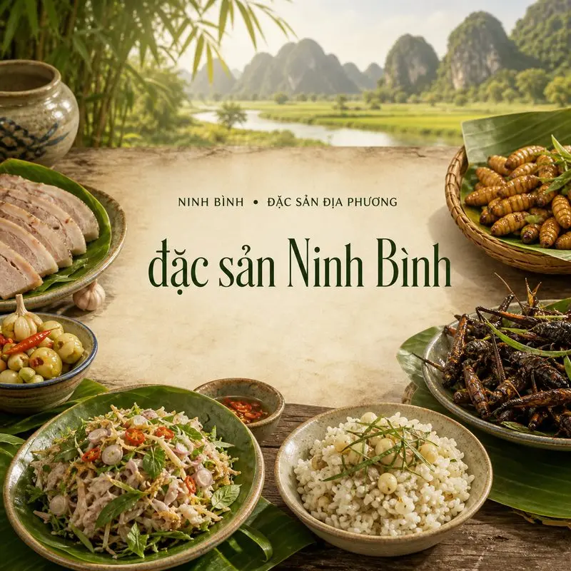 5 đặc sản Ninh Bình lạ miệng mang hương vị núi rừng
