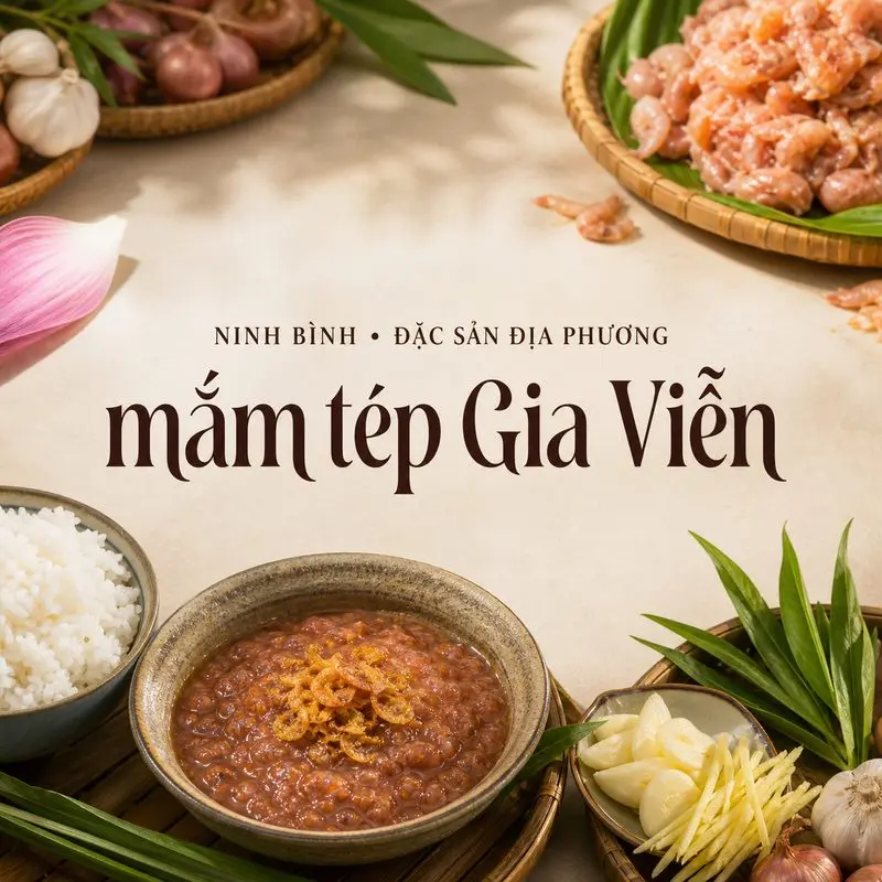 Mắm tép Gia Viễn và nét ẩm thực dân dã của Ninh Bình
