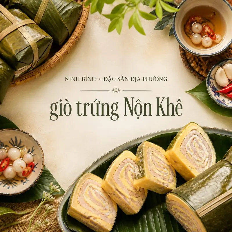 Giò trứng Nộn Khê, nét ẩm thực gắn với những ngày sum họp