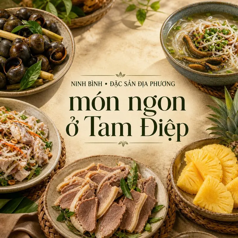 5 hương vị đặc trưng nên thử khi đến Tam Điệp