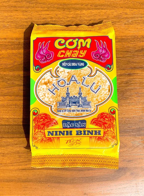 Cơm cháy Hoa Lư nếp cái hoa vàng giòn rụm
