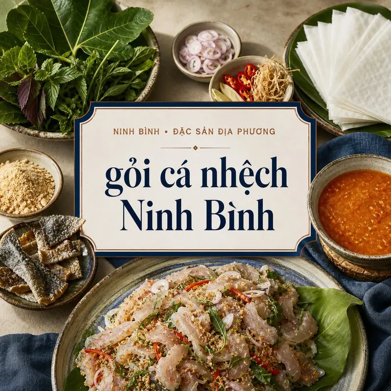 Gỏi cá nhệch Ninh Bình: cách thưởng thức và 4 địa chỉ gợi ý