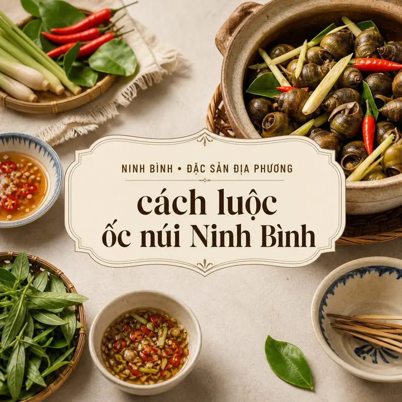 Hai cách luộc ốc núi Ninh Bình dễ làm tại nhà