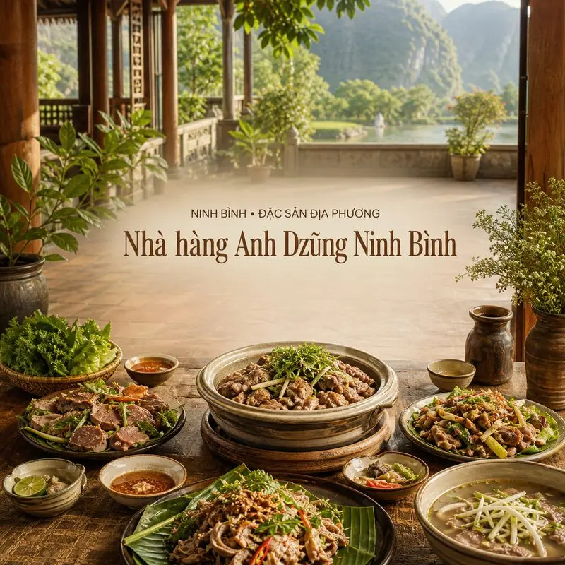 Khám phá không gian Cố đô tại Nhà hàng Anh Dzũng