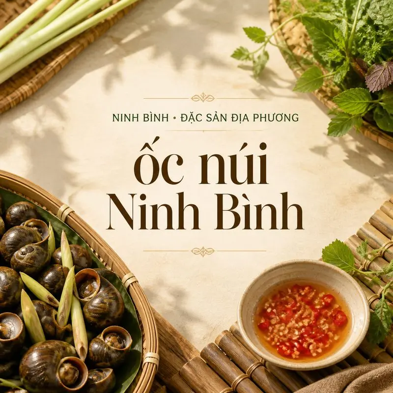 Ốc núi Ninh Bình: Mùa thưởng thức và 5 địa chỉ tham khảo