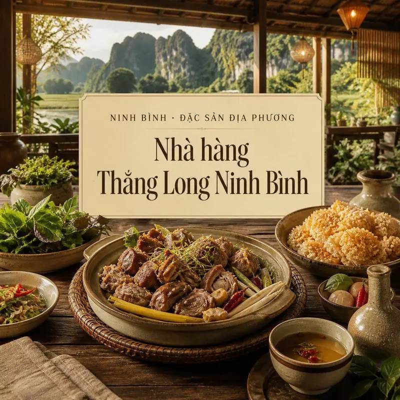 Khám phá món dê núi tại Nhà hàng Thăng Long Ninh Bình