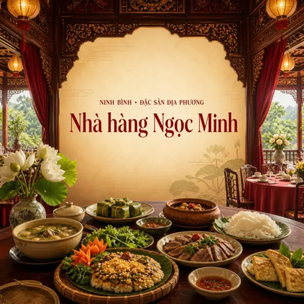 Khám phá không gian ẩm thực cung đình tại Ngọc Minh Ninh Bình