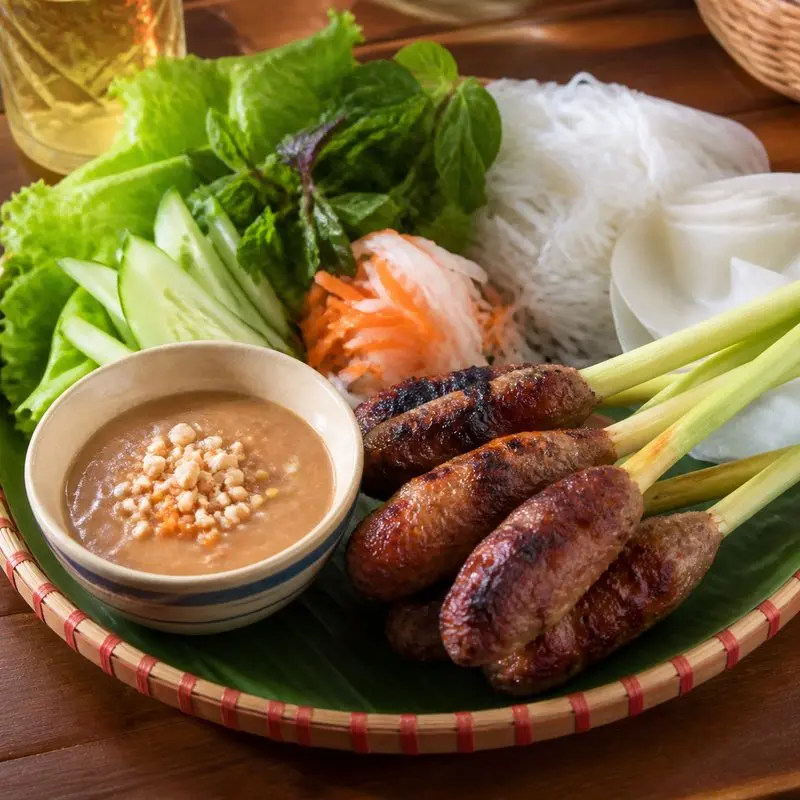 Nem Nướng Hồng Hoa