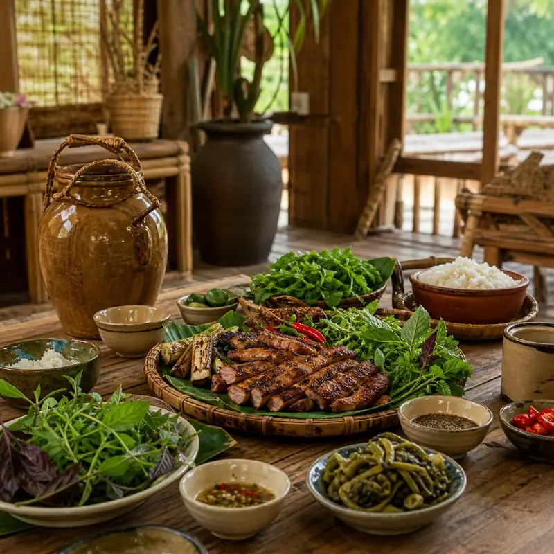 Nhà hàng Ngói Nâu Pleiku: đặc sản núi rừng, món Việt