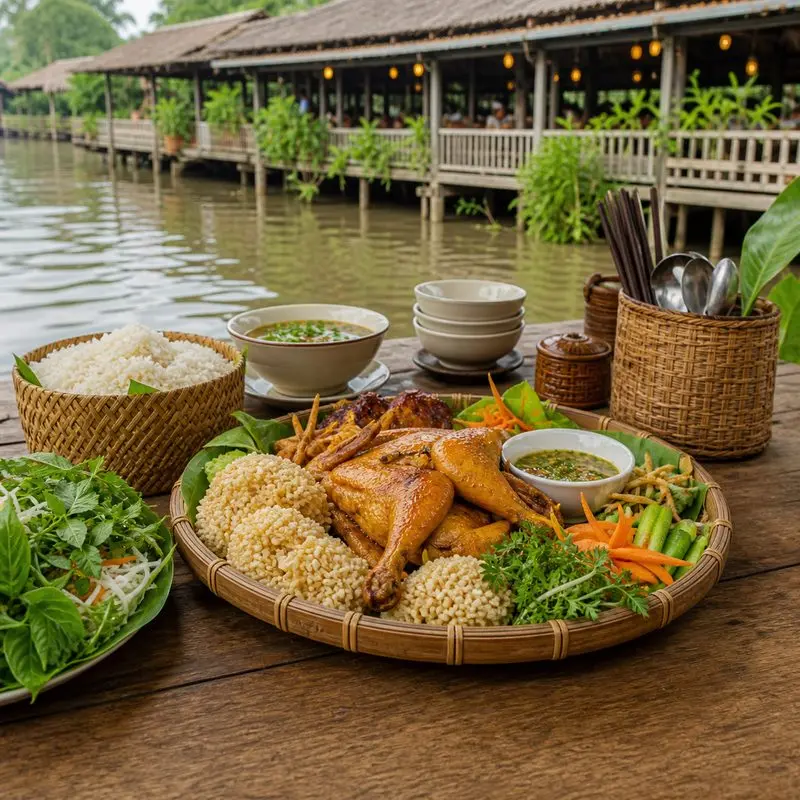 Nhà hàng nổi TTC Bến Tre: ăn ngon bên dòng sông