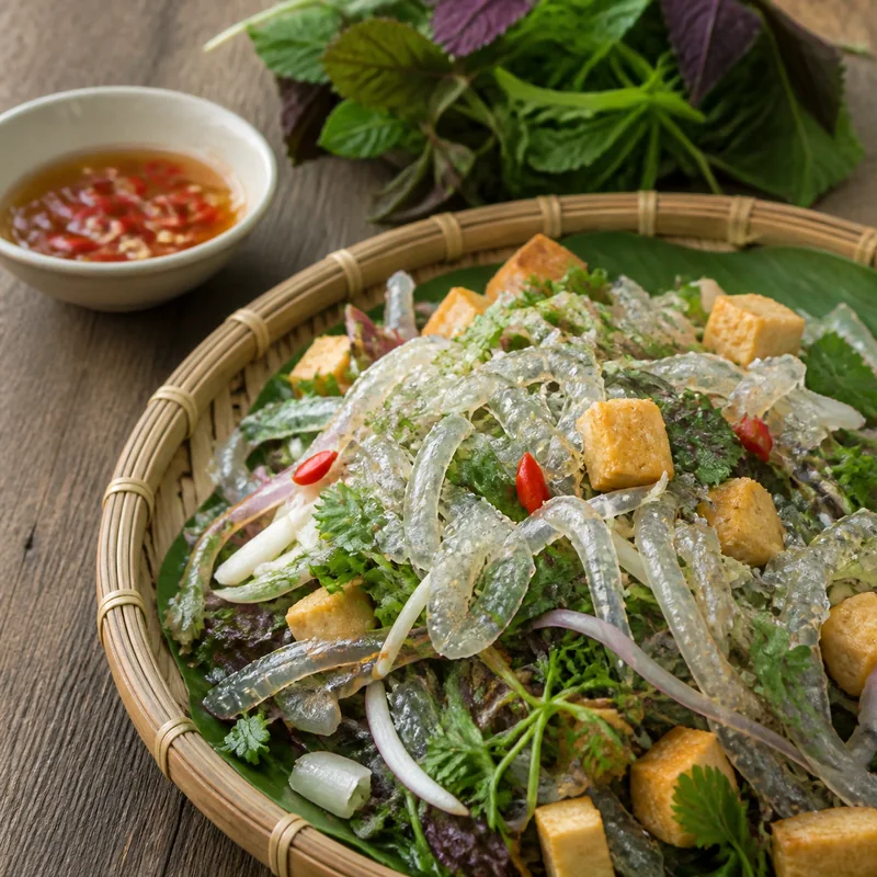Nộm sứa đỏ