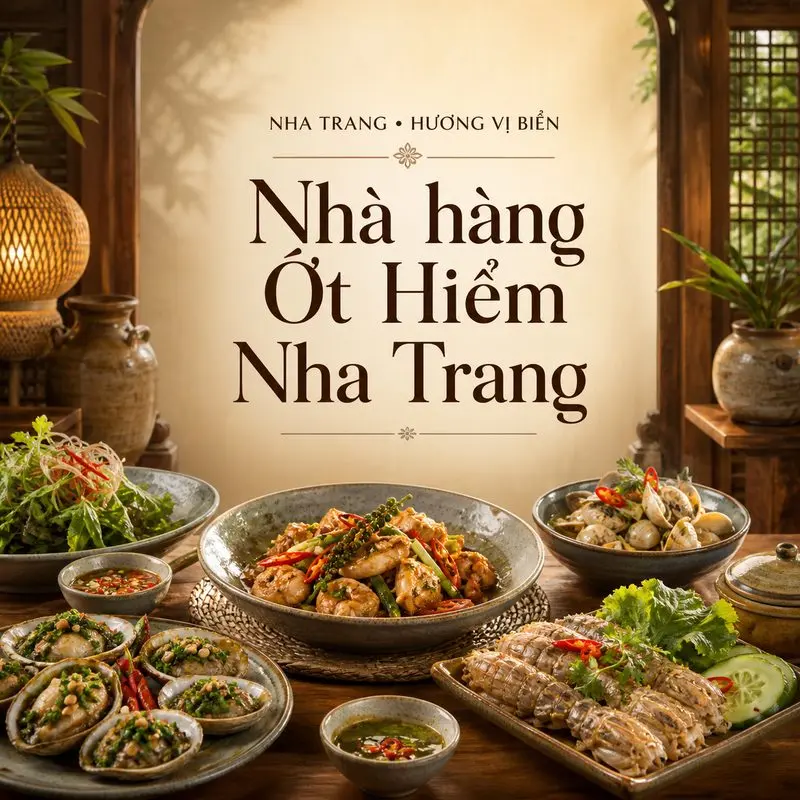 Ớt Hiểm Nha Trang và mâm cơm Việt giữa phố biển