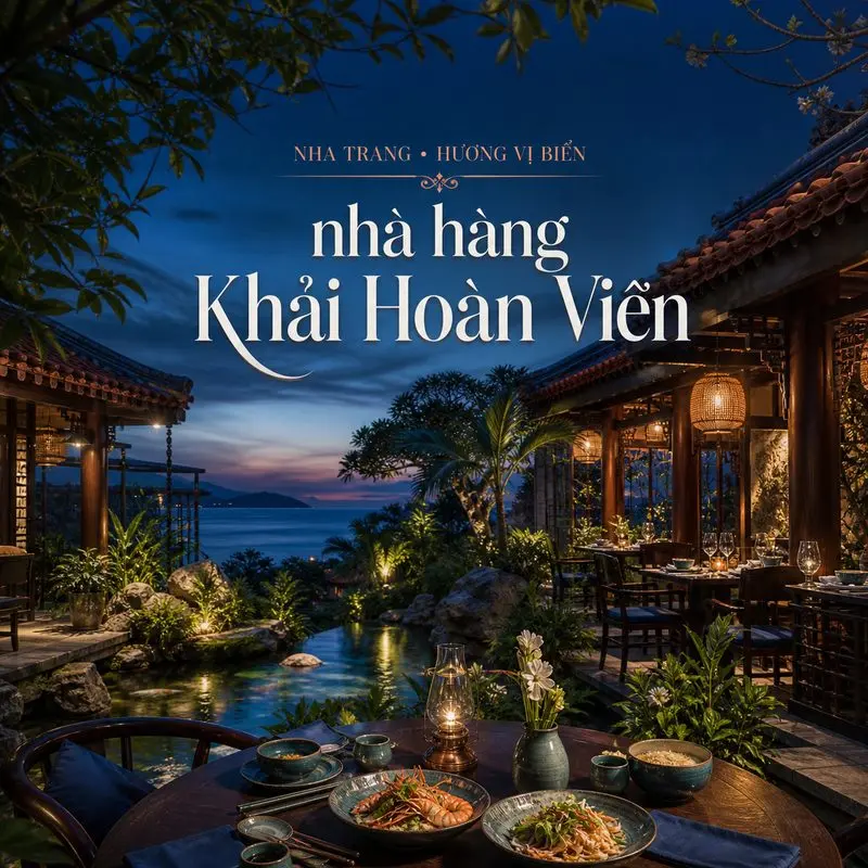 Khải Hoàn Viên Nha Trang: Không gian xanh và thực đơn đa dạng