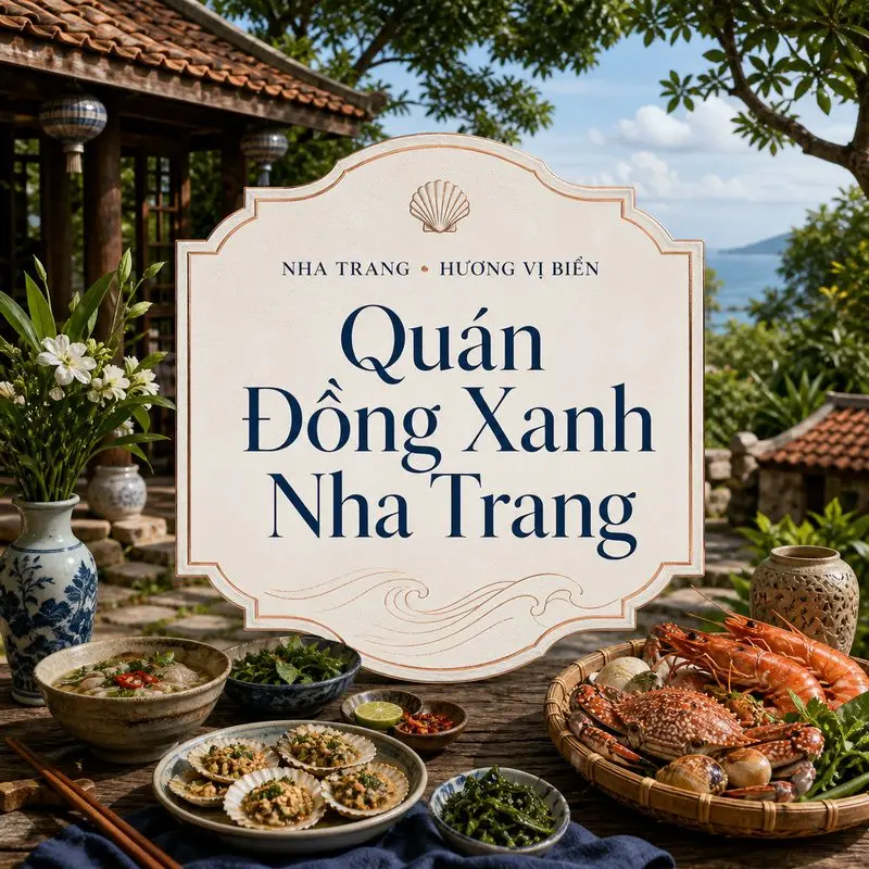Khám phá Quán Đồng Xanh giữa không gian sân vườn Nha Trang