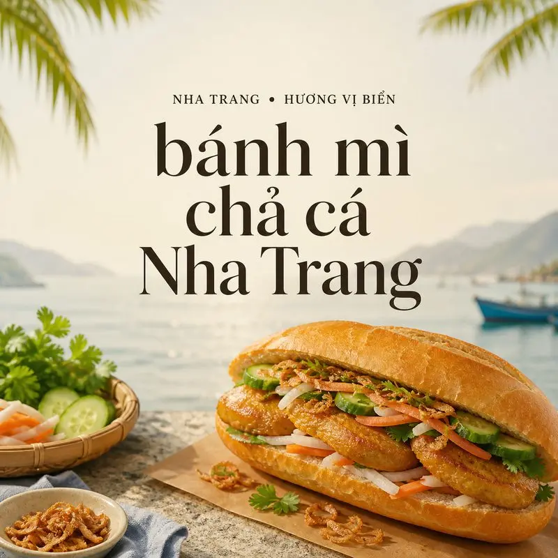 5 địa chỉ thưởng thức bánh mì chả cá ở Nha Trang