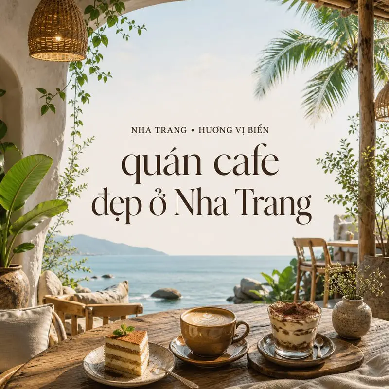 20 quán cafe đẹp ở Nha Trang với nhiều phong cách thú vị