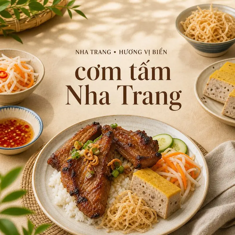 10 địa chỉ cơm tấm Nha Trang với nhiều kiểu sườn hấp dẫn