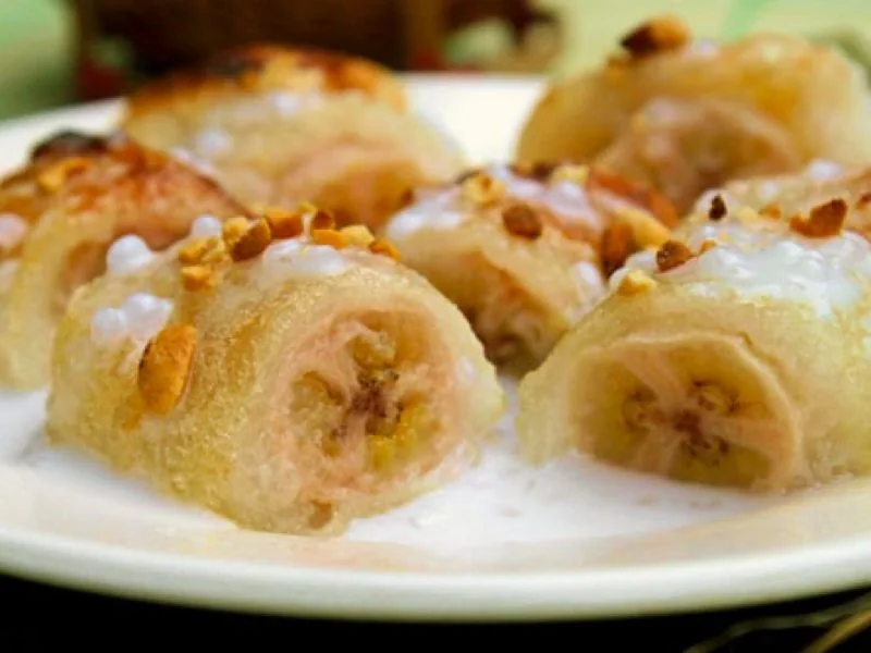 Chè chuối nướng