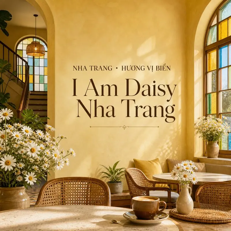 Khám phá quán cà phê sắc vàng I Am Daisy Nha Trang