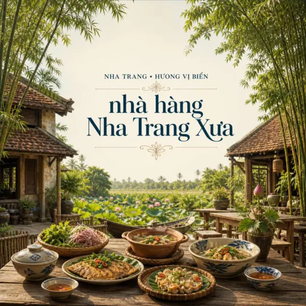 Nha Trang Xưa, bữa cơm dân dã trong không gian làng Việt