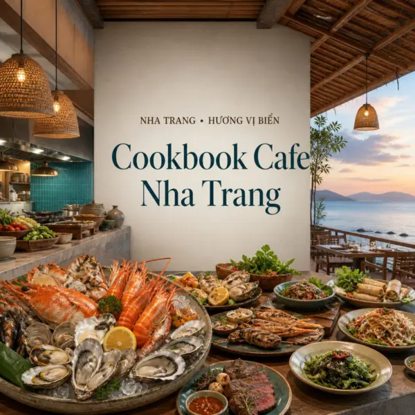 Khám phá Cookbook Cafe Nha Trang bên biển Trần Phú