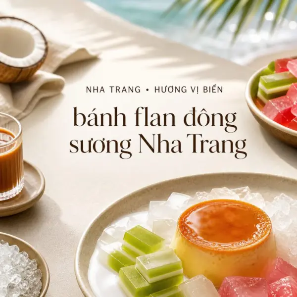 Bánh flan đông sương Nha Trang: Hương vị và 3 điểm thưởng thức
