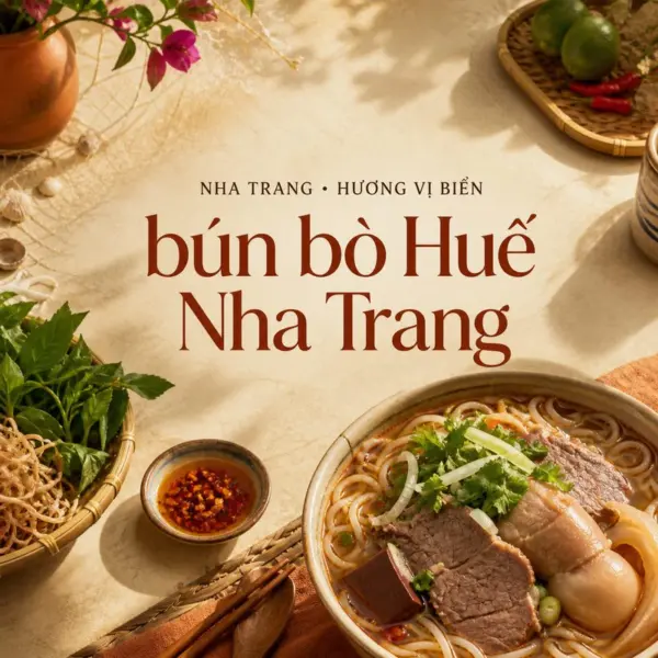 Khám phá 10 quán bún bò Huế giữa lòng Nha Trang