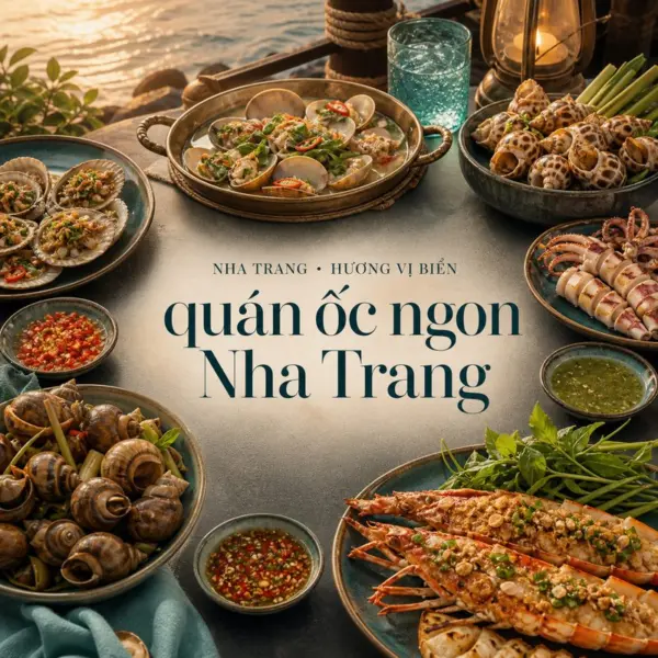 15 quán ốc ở Nha Trang với đủ kiểu chế biến hấp dẫn