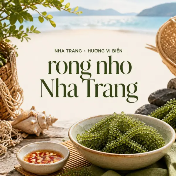 Khám phá rong nho Nha Trang từ hương vị đến cách ăn